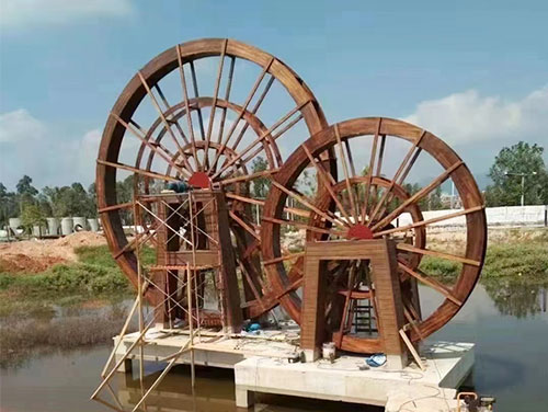 宣城防腐木水车